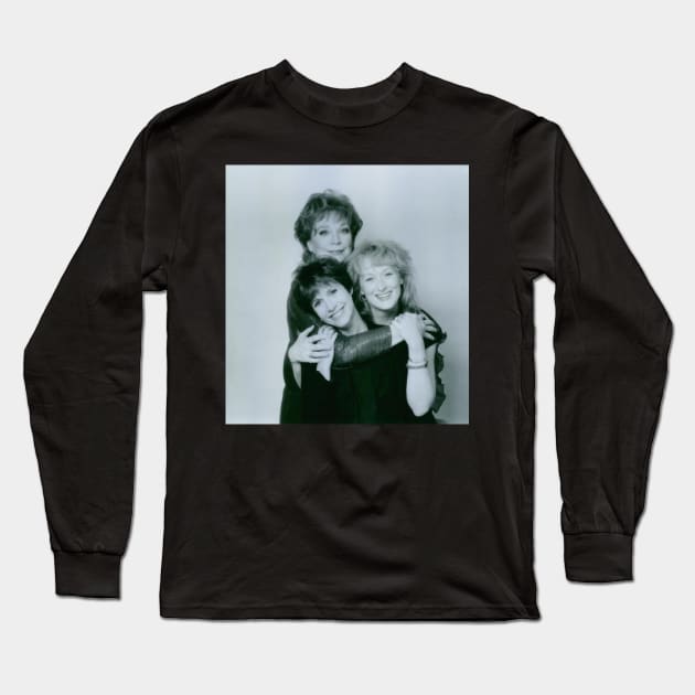 Postcards from Carrie, Meryl and Shirley Long Sleeve T-Shirt by baranskini